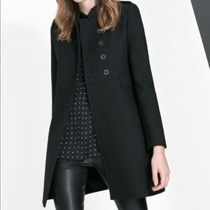 Zara duble breasted twill coat